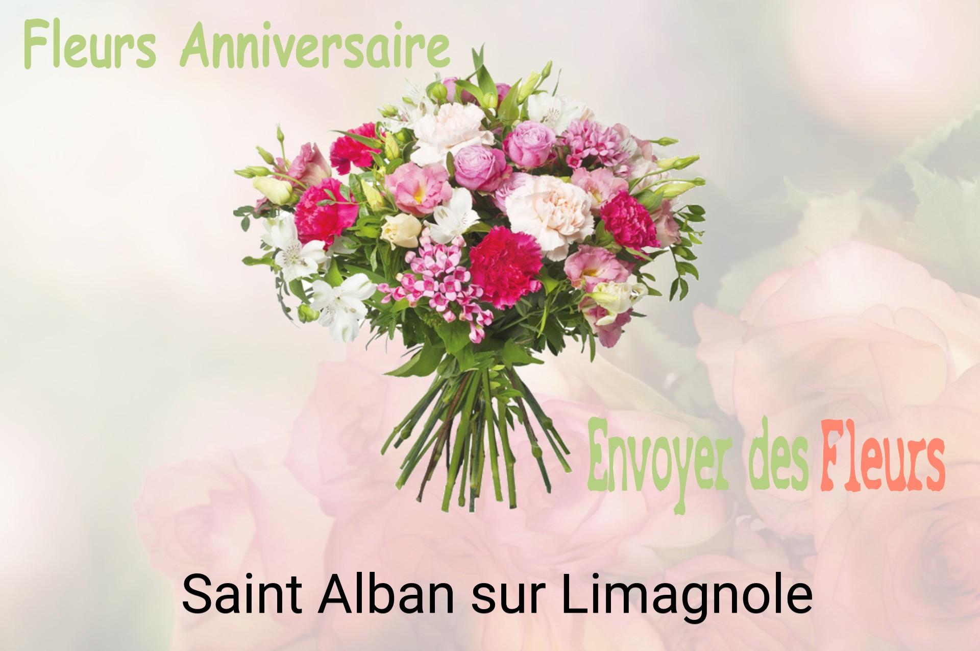 Bouquet de fleurs d’anniversaire livré à Saint-Alban-sur-Limagnole
