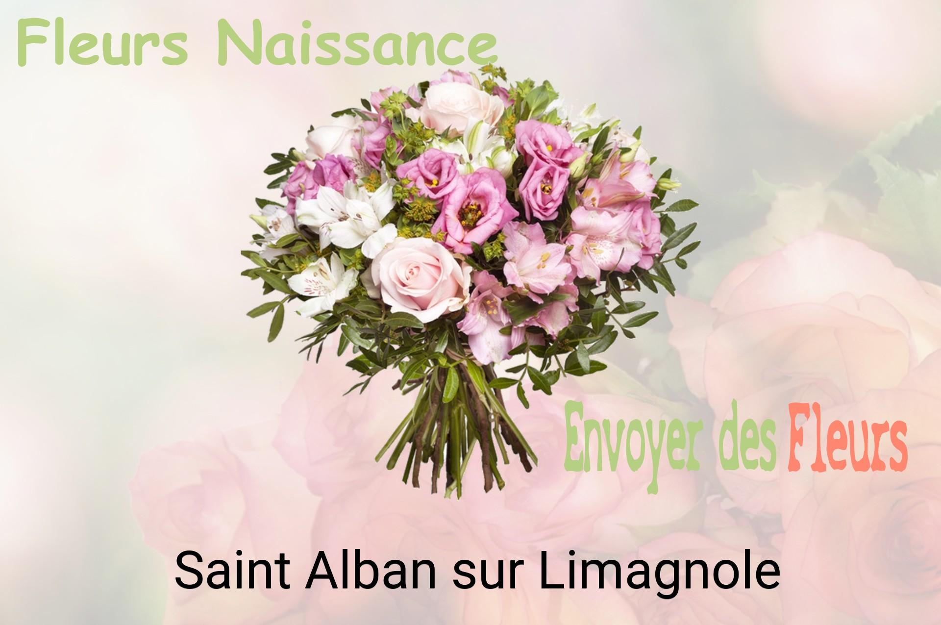 Bouquet de fleurs de naissance livré à Saint-Alban-sur-Limagnole